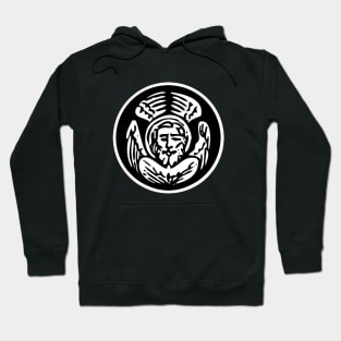 Winged Lion - black bkg Hoodie